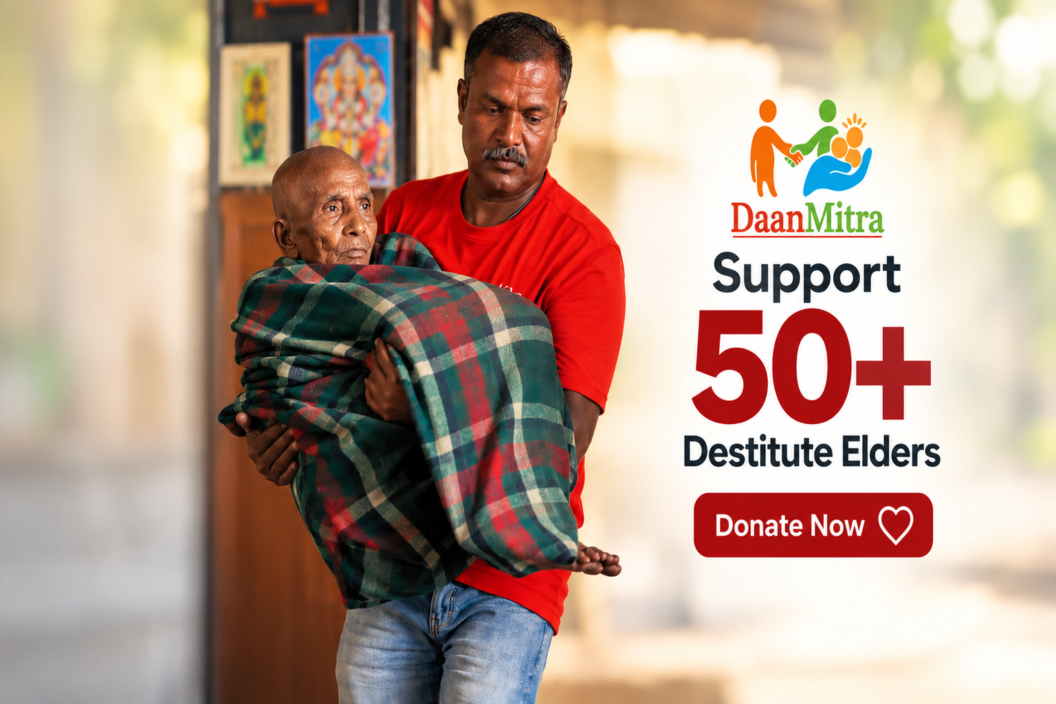 Give a Home to Those Who Have No One – Support ASK Old Age Home